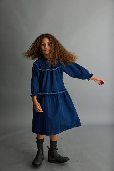my little cozmo denim dress My Little Cozmo - TWILL DENIM DRESS