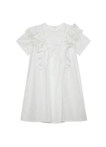 JNBY WHITE LACE SLEEVE DRESS