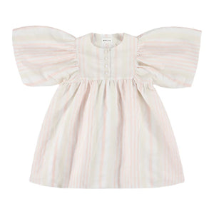 Morley YDOL Dress With Balloon sleeves Pink