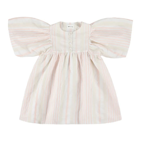 Morley YDOL Dress With Balloon sleeves Pink