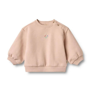 Wheat Rose Dust Embroidery Eliza Sweatshirt & Cruz Sweatpants Set