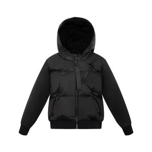 Ellabee Black Fur Lined Eva Hoodie
