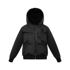 Ellabee Black Fur Lined Eva Hoodie