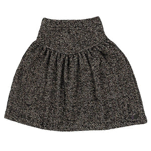 Be For All Chevron Black Skirt