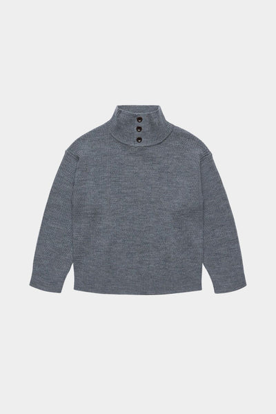 Fub Steel Button Up Sweater