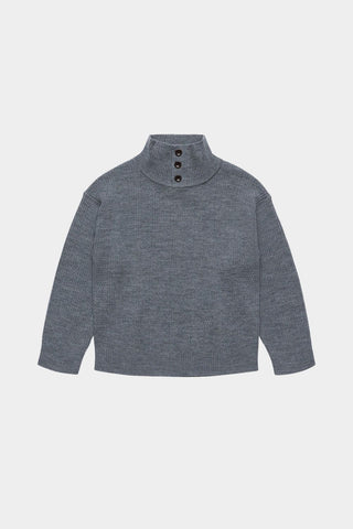 Fub Steel Button Up Sweater