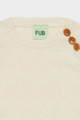 Fub Ecru Harlekin Baby Sweater & Legging Set