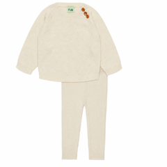 Fub Ecru Harlekin Baby Sweater & Legging Set