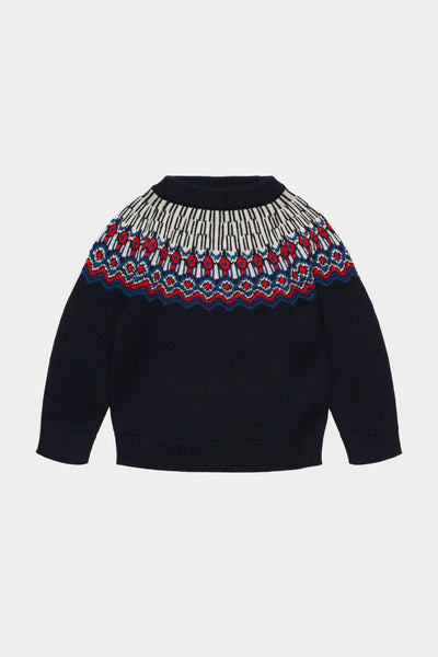 Fub Navy Fair Isle Sweater