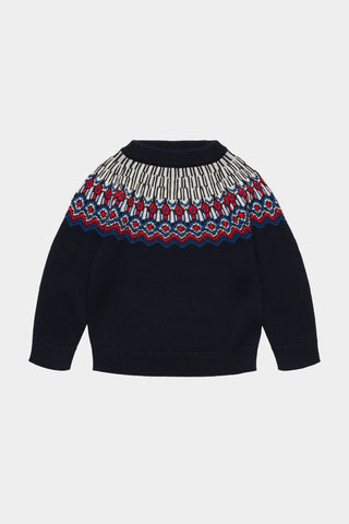 Fub Navy Fair Isle Sweater