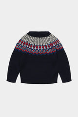 Fub Navy Fair Isle Sweater