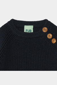Fub Navy Knit Sweater & Legging Set