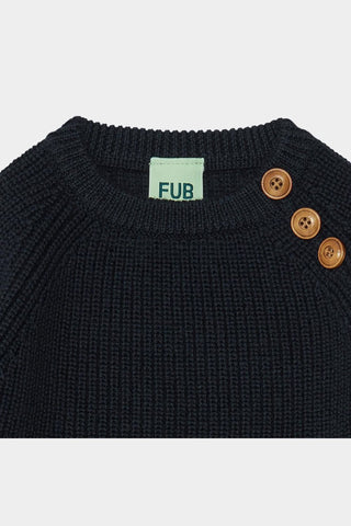 Fub Navy Knit Sweater & Legging Set