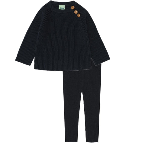 Fub Navy Knit Sweater & Legging Set