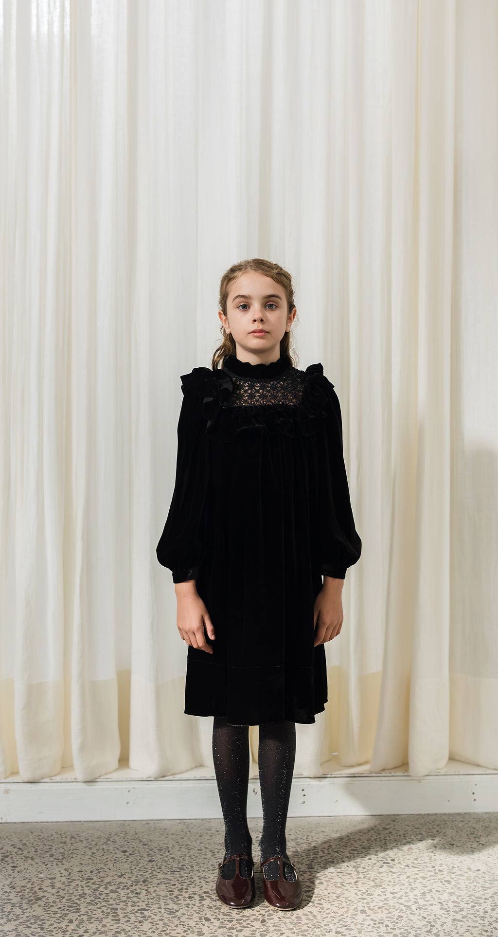 petite amalie black dress Petite Amalie Black Embroidered Organza Babydoll Dress
