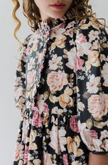Petite Amalie Romantic Floral Print Cord Dress