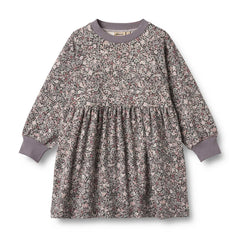 Wheat Purple Stone Flower Dorthea Jersey Dress