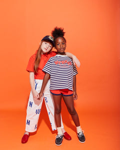 Wynken Night Navy Stripe Cap T-Shirt