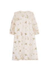 JNBY OFF WHITE PATTERN DRSS