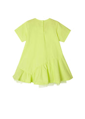 JNBY NEON YELLOW SS DRESS