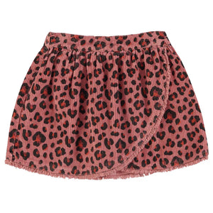 Piupiuchick Pink Animal Print Skirt