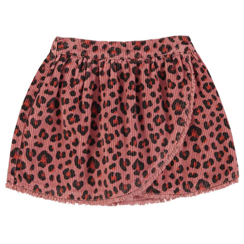 Piupiuchick Pink Animal Print Skirt