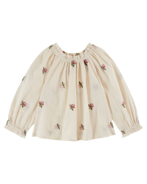 Emile Et Ida Creme Brodee Blouse