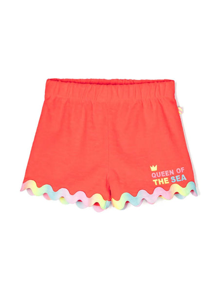 BILLIEBLUSH RICK RACK TRIM TERRY SHORTS