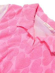 BILLIEBLUSH ALL OVER HEARTS MIXED PRINT SHORT TERRY SET