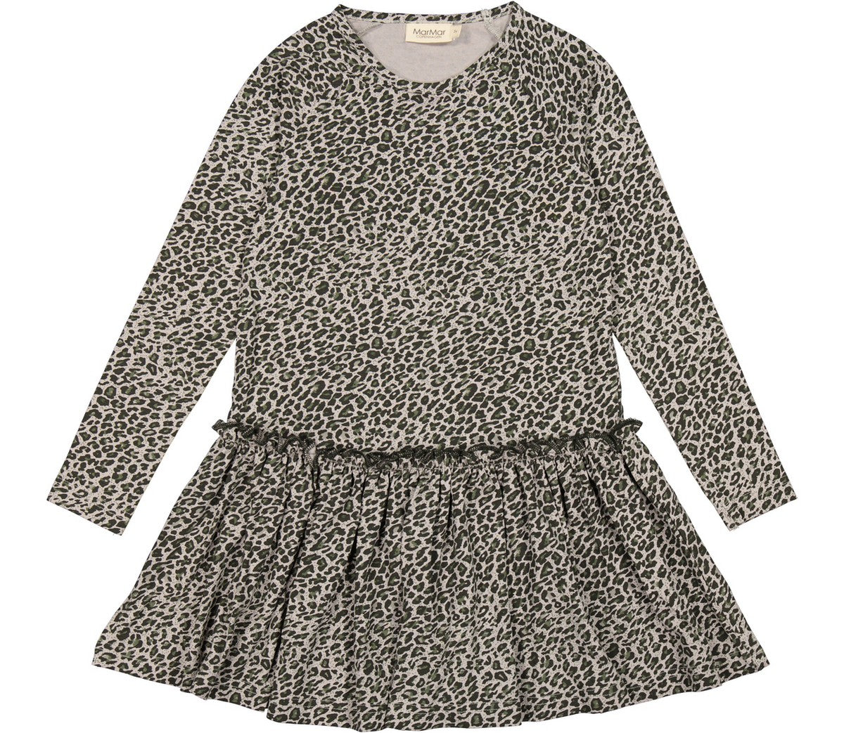 MARMAR GREEN MOSS LEOPARD DEBBIE DRESS MARMAR GREEN MOSS LEOPARD DEBBIE DRESS