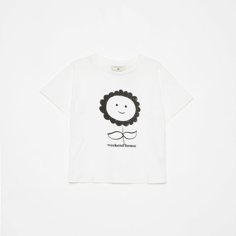 WEEKEND HOUSE WHITE FLOWER T-SHIRT