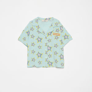WEEKEND HOUSE KIDS ALL OVER STARS BUTTONED SHIRT
