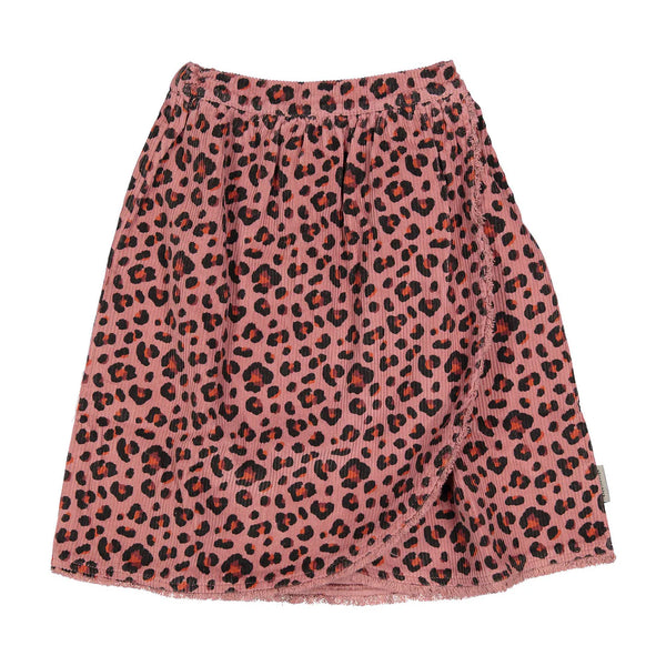 Piupiuchick Pink Animal Print Knee Length Skirt