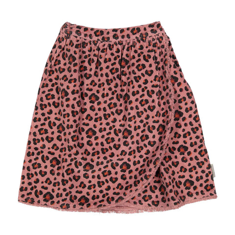 Piupiuchick Pink Animal Print Knee Length Skirt