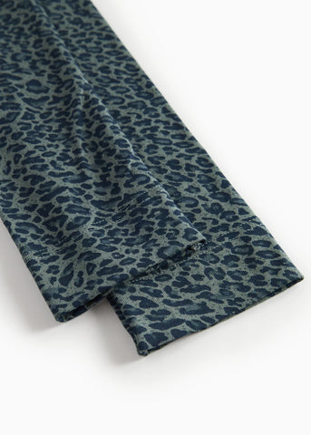 Marmar Dust Green Leo Taren T-Shirt & Leo Legging Set