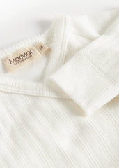 Marmar Gentle White Rib Footie Set