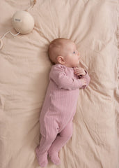 Marmar Soft Berry Rib Footie