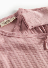 Marmar Soft Berry Rib Footie