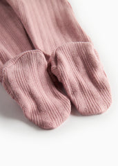 Marmar Soft Berry Rib Footie