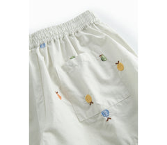 MarMar Beige Fruit Embroided Tage Pinon Set