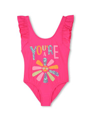 Billieblush Pink Graphic Bathingsuit