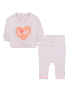 Billieblush Pale Pink 2PC Sweatshirt & Legging Set