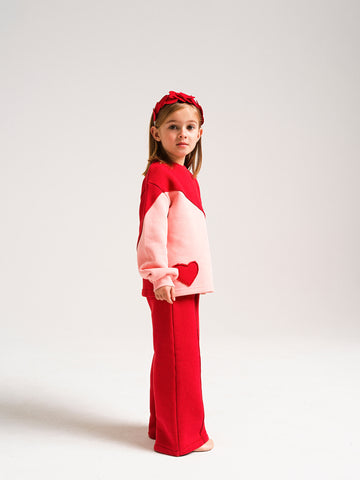 Yell-Oh Racing Red 2 Tone Sweatshirt