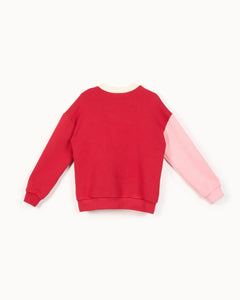 Yell-Oh Racing Red Colorblock Sweatshirt