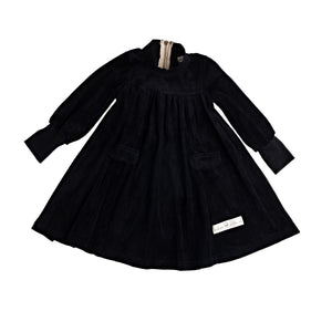 Birnham On The Sea Black Zipper Swing Dress