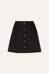 The Campamento Grey/Black Denim Skirt