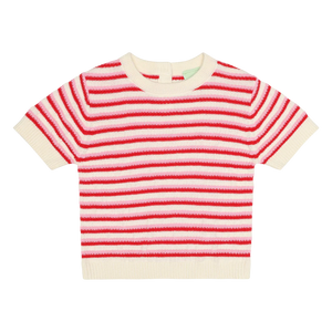 Fub Ecru/Red/Candy Structure Tee