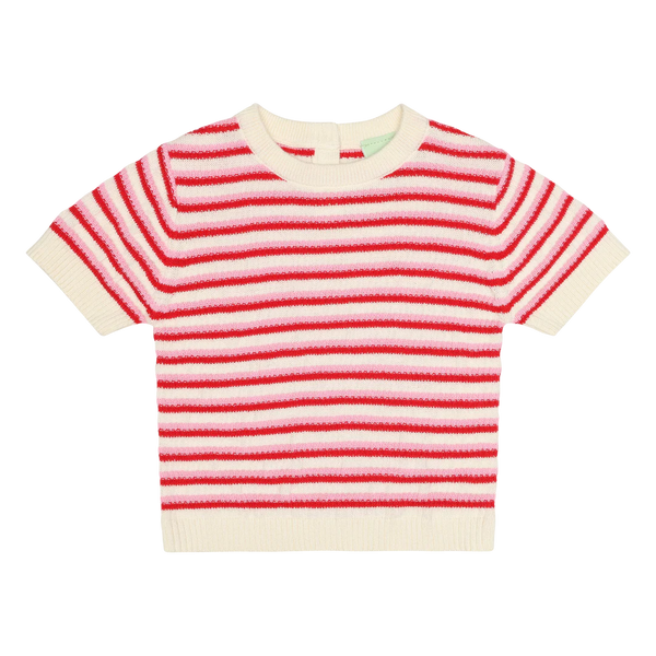 Fub Ecru/Red/Candy Structure Tee