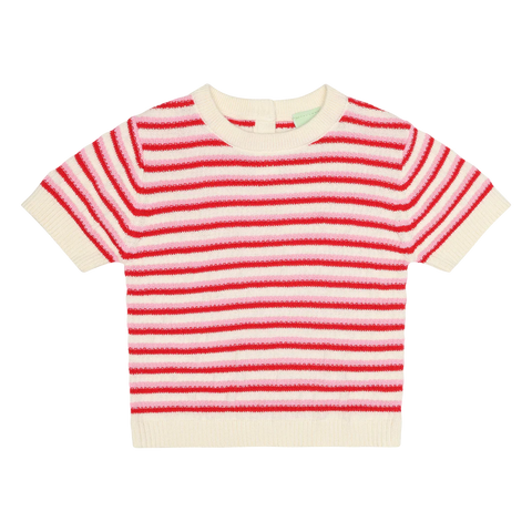Fub Ecru/Red/Candy Structure Tee