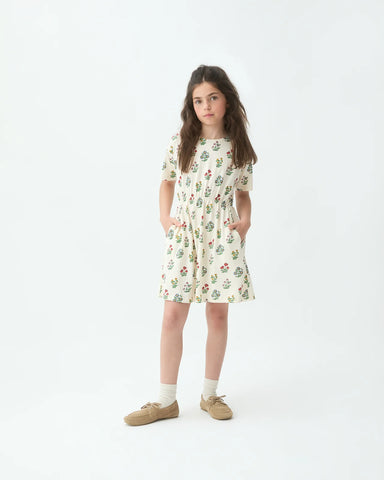 Compania Fantastica Cream Floral Dress